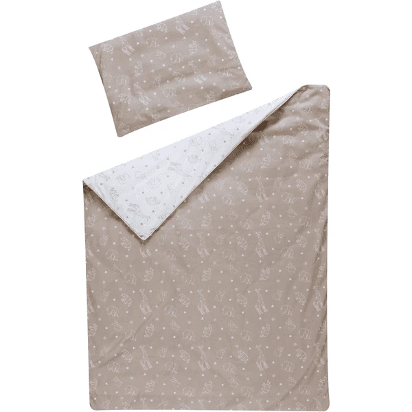 Schardt Beddengoed 2-delig 100 X 135 Cm Origami Beige 7 Schardt Beddengoed 2-delig 100 X 135 Cm Origami Beige - Afbeelding 5