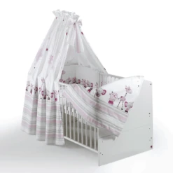 Schardt Bedset 4-delig 100 X 135 Cm Banjo Pink -Roba || Alvi || Pinolino Winkel schardt bedset 4 delig 100 x 135 cm banjo pink a104765 2