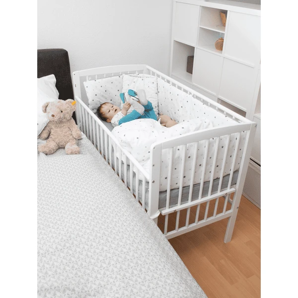 Schardt Co-sleeper Micky Plus Wit Gelakt 7 Schardt Co-sleeper Micky Plus Wit Gelakt - Afbeelding 5