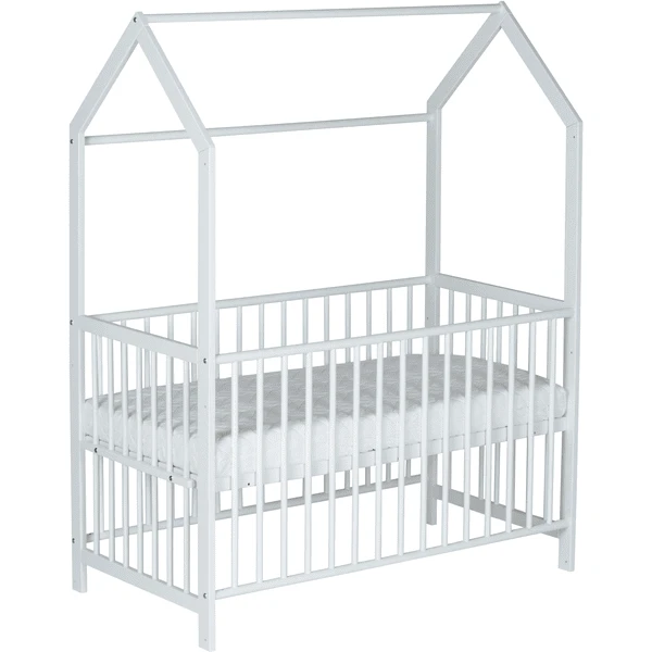 Schardt Huisbed Micky Wit Gelakt 60x120cm 3 Schardt Huisbed Micky Wit Gelakt 60x120cm