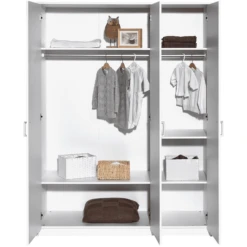 Schardt Kledingkast 3 Classic White Deuren 7 Schardt Kledingkast 3 Classic White Deuren -Roba || Alvi || Pinolino Winkel schardt kledingkast 3 classic white deuren a170024 1