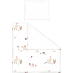 SONNE Beddengoed Klein Tuin 80 X 80 Cm -Roba || Alvi || Pinolino Winkel sonne beddengoed klein tuin 80 x 80 cm a315031 1