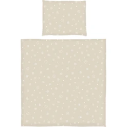 SONNE Beddengoed Taupe 80 X 80 Cm -Roba || Alvi || Pinolino Winkel sonne beddengoed taupe 80 x 80 cm a397546 2