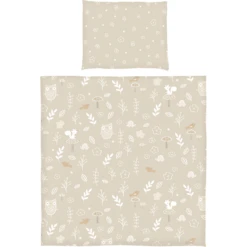 SONNE Beddengoed Taupe 80 X 80 Cm -Roba || Alvi || Pinolino Winkel sonne beddengoed taupe 80 x 80 cm a397546 3