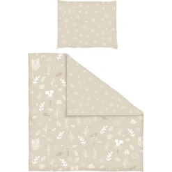 SONNE Beddengoed Taupe 80 X 80 Cm -Roba || Alvi || Pinolino Winkel sonne beddengoed taupe 80 x 80 cm a397546 4