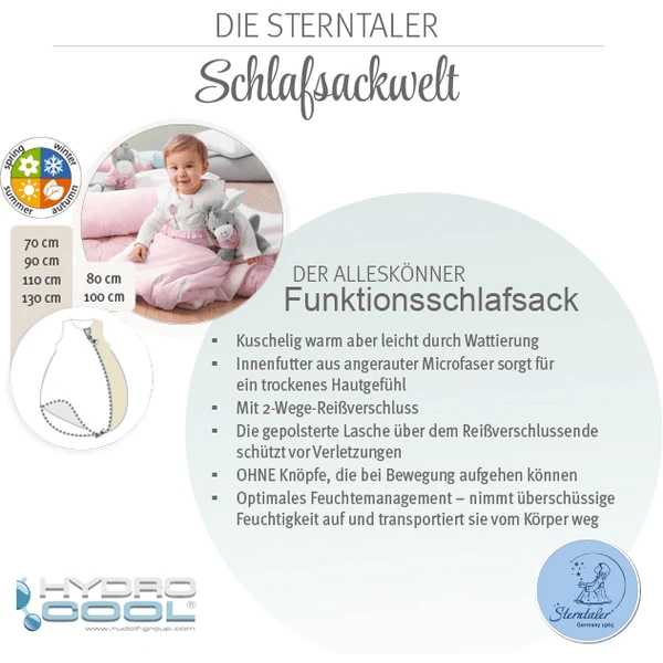 Sterntaler Functieslaapzak Knuffelzoo 70 - 110 Cm 7 Sterntaler Functieslaapzak Knuffelzoo 70 - 110 Cm - Afbeelding 5