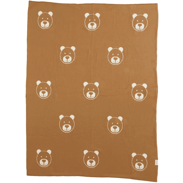 Sterntaler Gebreide Knuffeldoek Beer Roest 100 X 80 Cm 4 Sterntaler Gebreide Knuffeldoek Beer Roest 100 X 80 Cm - Afbeelding 2