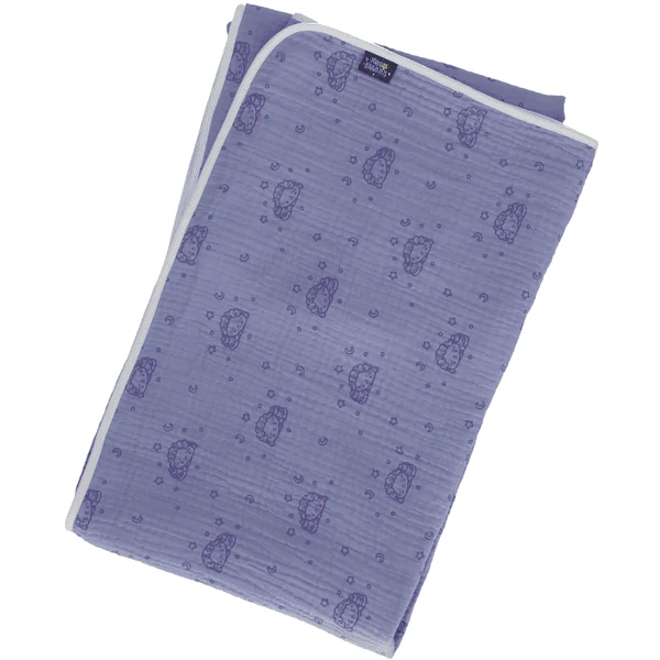 Sterntaler Mousseline Babydeken Sluimer Schaap Lila 6 Sterntaler Mousseline Babydeken Sluimer Schaap Lila - Afbeelding 4