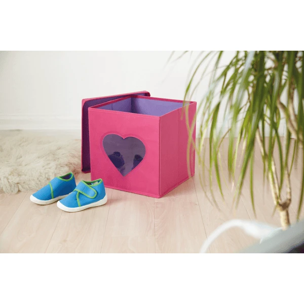 STORE !t Speelgoedkist Met Venster, Hart 4 STORE !t Speelgoedkist Met Venster, Hart - Afbeelding 2