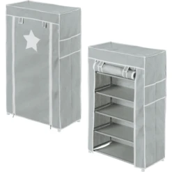 Roba Textiel Opbergkast M Little Stars 58,0 X 28,0 X 90,0 Cm -Roba || Alvi || Pinolino Winkel textiel opbergkast m little stars 58 0 x 28 0 x 90 0 cm a304714 4