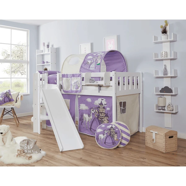 TiCAA Platform Bed Ekki Beuken Wit Horse Paars 4 TiCAA Platform Bed Ekki Beuken Wit Horse Paars - Afbeelding 2