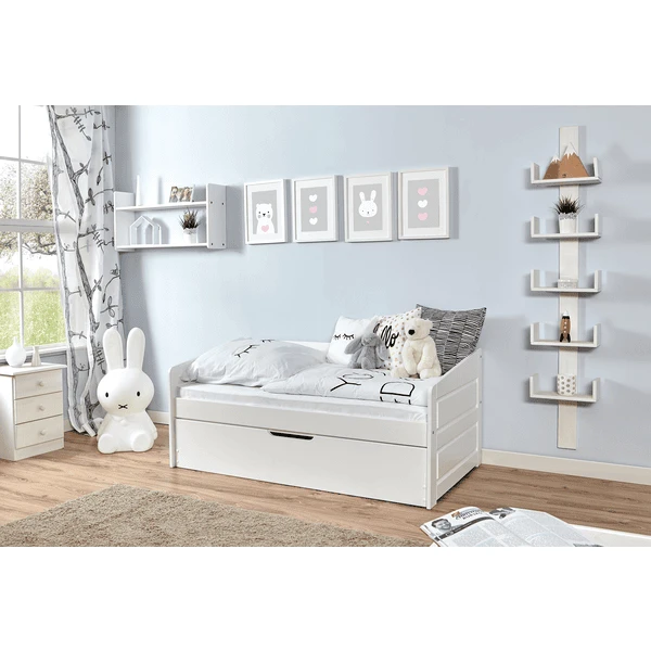 TiCAA Slaapbank Mini Micki Beech Wit Met Extra Bed Incl. 2 Matrassen 5 TiCAA Slaapbank Mini Micki Beech Wit Met Extra Bed Incl. 2 Matrassen - Afbeelding 3