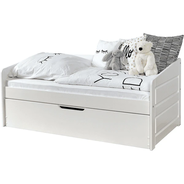TiCAA Slaapbank Mini Micki Beech Wit Met Extra Bed Incl. 2 Matrassen 6 TiCAA Slaapbank Mini Micki Beech Wit Met Extra Bed Incl. 2 Matrassen - Afbeelding 4
