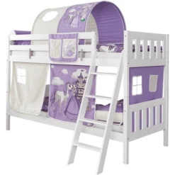 TiCAA Stapelbed Erni Beuken Wit Horse Paars 8 TiCAA Stapelbed Erni Beuken Wit Horse Paars -Roba || Alvi || Pinolino Winkel ticaa stapelbed erni beuken wit horse paars a327600 2