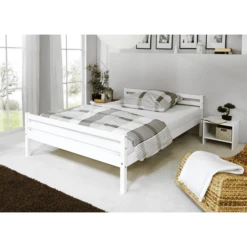 TiCAA Tweepersoonsbed Nadine 140 X 200 Grenen Wit 9 TiCAA Tweepersoonsbed Nadine 140 X 200 Grenen Wit -Roba || Alvi || Pinolino Winkel ticaa tweepersoonsbed nadine 140 x 200 grenen wit a327477 3