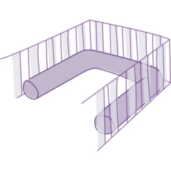 Träumeland Bed Snake Twister Blauw -Roba || Alvi || Pinolino Winkel traeumeland bed snake twister blauw a408871 3