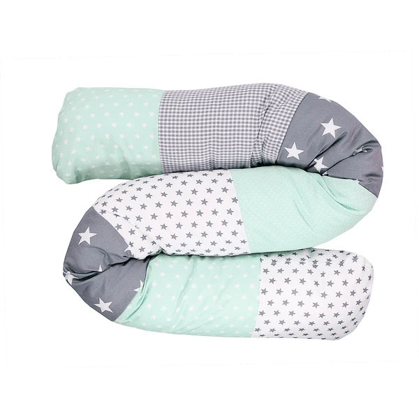 Ullenboom Baby-bedslang Mint Grijs 160 Cm 3 Ullenboom Baby-bedslang Mint Grijs 160 Cm
