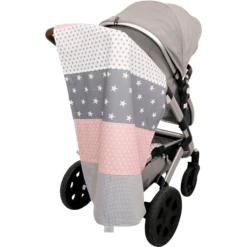 Ullenboom Baby Deken & Knuffeldeken 100X140 Cm Grijs Rosa -Roba || Alvi || Pinolino Winkel ullenboom baby deken amp knuffeldeken 100x140 cm grijs rosa a267312 3