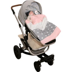 Ullenboom Baby Deken & Knuffeldeken 100X140 Cm Grijs Rosa -Roba || Alvi || Pinolino Winkel ullenboom baby deken amp knuffeldeken 100x140 cm grijs rosa a267312 4