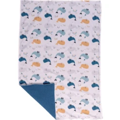 Ullenboom Babydeken Wafelpiqué Blauwe Walvissen 70x100 Cm -Roba || Alvi || Pinolino Winkel ullenboom babydeken wafelpique blauwe walvissen 70x100 cm a363011 3