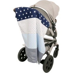 Ullenboom Deken 100X140 Cm Blauw Lichtblauw Grijs -Roba || Alvi || Pinolino Winkel ullenboom deken 100x140 cm blauw lichtblauw grijs a267301 3