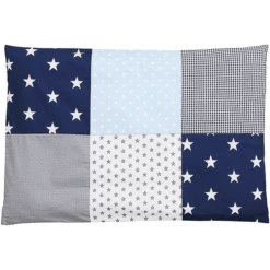 Ullenboom Kinder Beddengoed Blauw Lichtblauw Grijs 135 X 100 Cm + 40 X 60 Cm -Roba || Alvi || Pinolino Winkel ullenboom kinder beddengoed blauw lichtblauw grijs 135 x 100 cm 40 x 60 cm a267582 1