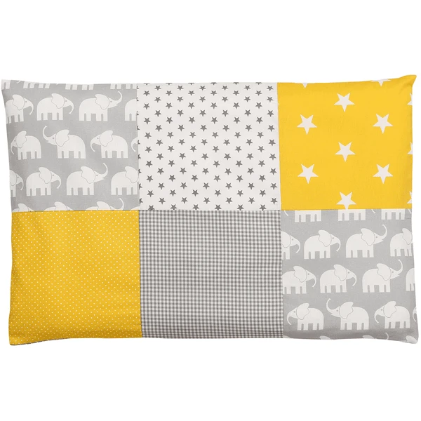 Ullenboom Kinder Beddengoed Olifant Geel 135 X 100 Cm + 40 X 60 Cm 7 Ullenboom Kinder Beddengoed Olifant Geel 135 X 100 Cm + 40 X 60 Cm - Afbeelding 5