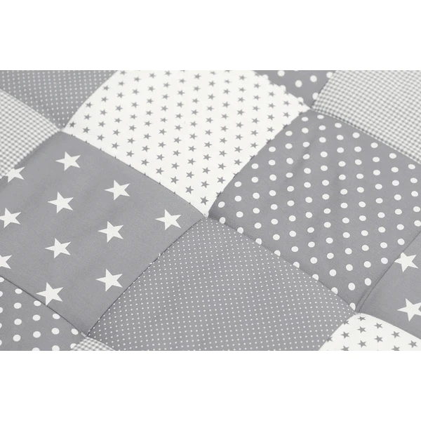 Ullenboom Kruipendeken & Boxinzet 140X140 Cm Grijze Sterretjes 6 Ullenboom Kruipendeken & Boxinzet 140X140 Cm Grijze Sterretjes - Afbeelding 4