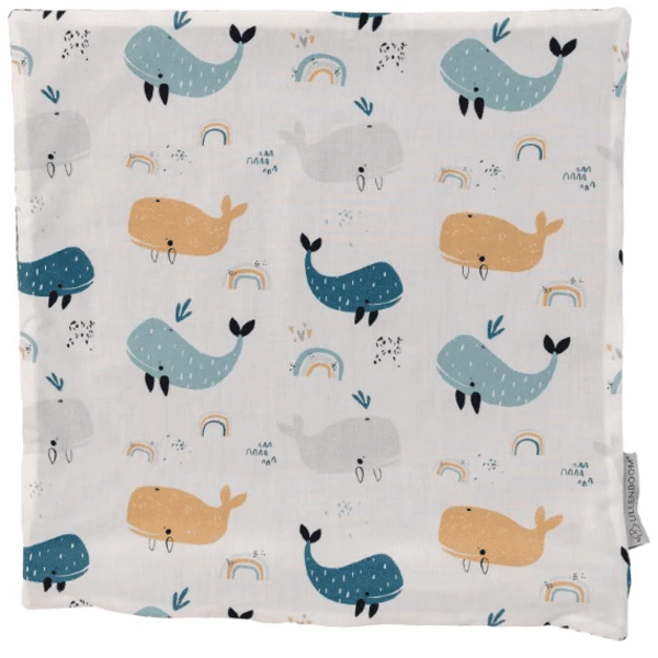 Ullenboom Kussenovertrek Blue Whales 40 X 40 Cm 5 Ullenboom Kussenovertrek Blue Whales 40 X 40 Cm - Afbeelding 3