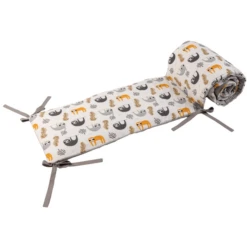 Ullenboom Nest Voor Babybed Grijs Luiaard 210 X 30 Cm -Roba || Alvi || Pinolino Winkel ullenboom nest voor babybed grijs luiaard 210 x 30 cm a363018 2