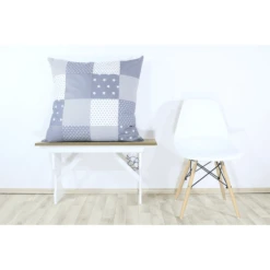 Ullenboom Patchwork Kussensloop 80 X 80 Cm Grijze Sterren -Roba || Alvi || Pinolino Winkel ullenboom patchwork kussensloop 80 x 80 cm grijze sterren a268265 1
