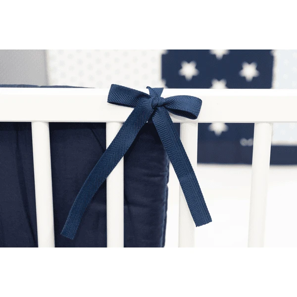 Ullenboom Patchwork-Nestje Voor Babybed 140x70 Cm Blauw Lichtblauw Grijs (210 Cm Hoofddeel) 6 Ullenboom Patchwork-Nestje Voor Babybed 140x70 Cm Blauw Lichtblauw Grijs (210 Cm Hoofddeel) - Afbeelding 4