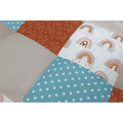 Ullenboom Peuterdeken & Boxkleed 140X140 Cm Regenboog -Roba || Alvi || Pinolino Winkel ullenboom peuterdeken amp boxkleed 140x140 cm regenboog a320812 3