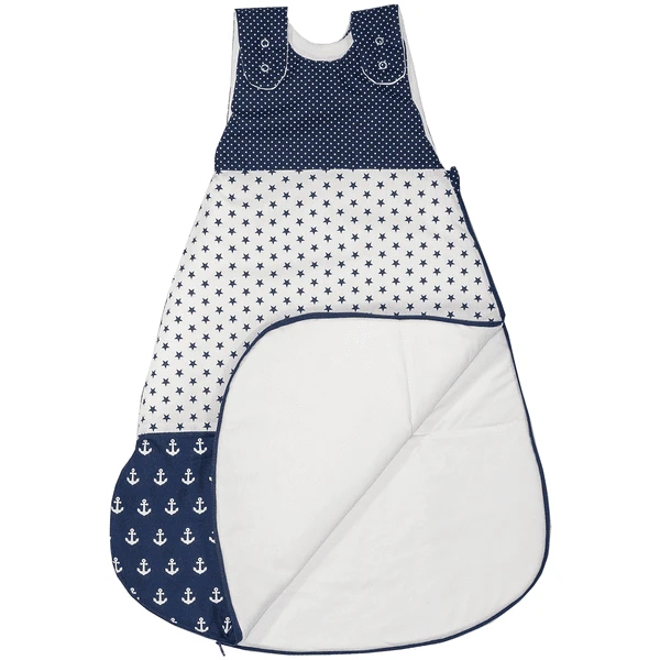 ULLENBOOM ® Slaapzak Anker Blauw 4 ULLENBOOM ® Slaapzak Anker Blauw - Afbeelding 2