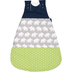 ULLENBOOM ® Slaapzak Olifant Blauwgroen
