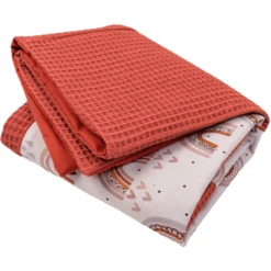 Ullenboom Verzorgingskussenhoes Wafelpiqué Motief Roest Regenboog 75 X 85 Cm -Roba || Alvi || Pinolino Winkel ullenboom verzorgingskussenhoes wafelpique motief roest regenboog 75 x 85 cm a363133 1