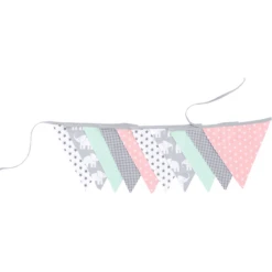 Ullenboom Vlaggenslinger Stof 325 Cm (10 Vlaggetjes) Olifant Mint Roze 8 Ullenboom Vlaggenslinger Stof 325 Cm (10 Vlaggetjes) Olifant Mint Roze -Roba || Alvi || Pinolino Winkel ullenboom vlaggenslinger stof 325 cm 10 vlaggetjes olifant mint roze a270010 2