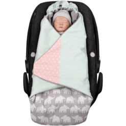 ULLENBOOM ® Wikkeldeken Olifant Mint Roze 98 X 98 X 2 Cm 11 ULLENBOOM ® Wikkeldeken Olifant Mint Roze 98 X 98 X 2 Cm -Roba || Alvi || Pinolino Winkel ullenboom wikkeldeken olifant mint roze 98 x 98 x 2 cm a293193 4