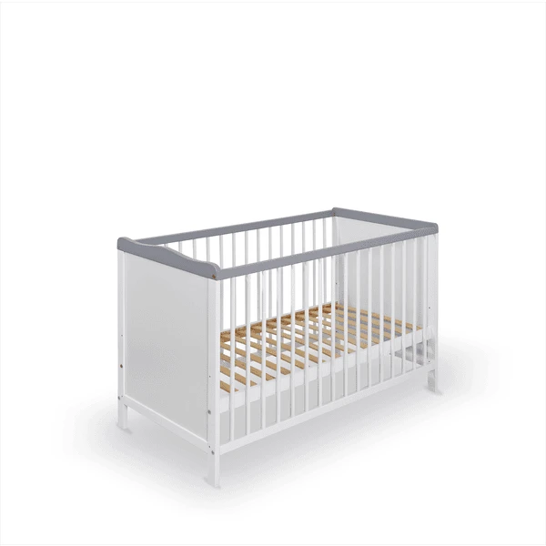 Urra Kinderkamerset 2st. Wit/grijs 60x120 Cm 4 Urra Kinderkamerset 2st. Wit/grijs 60x120 Cm - Afbeelding 2