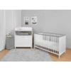 Urra Kinderkamerset 2st. Wit/grijs 60x120 Cm -Roba || Alvi || Pinolino Winkel urra kinderkamerset 2st wit grijs 60x120 cm a383330