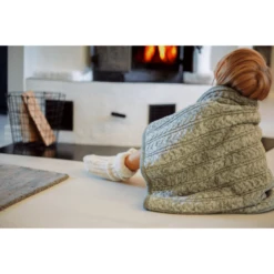 VINTER& BLOOM Deken Cuddly Green Melange -Roba || Alvi || Pinolino Winkel vinter bloom deken cuddly green melange a379660 3