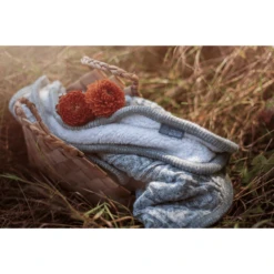 VINTER& BLOOM Deken Cuddly Green Melange -Roba || Alvi || Pinolino Winkel vinter bloom deken cuddly green melange a379660 4