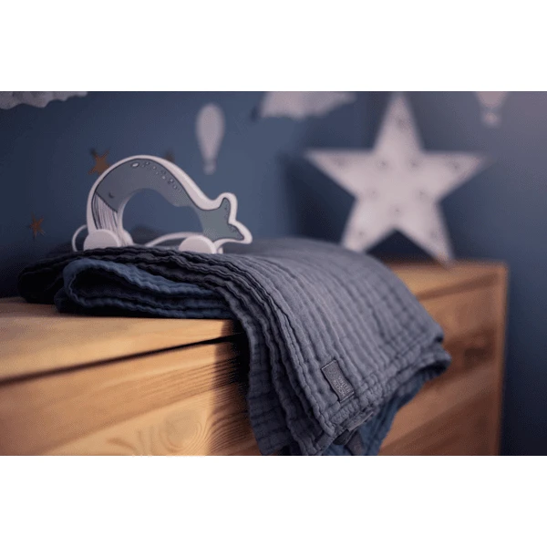 VINTER& BLOOM Knuffeldeken Gelaagd Mousseline Steel Grijs 6 VINTER& BLOOM Knuffeldeken Gelaagd Mousseline Steel Grijs - Afbeelding 4