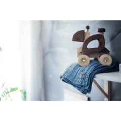 VINTER& BLOOM Knuffeldeken Gelaagd Mousseline Storm Blauw -Roba || Alvi || Pinolino Winkel vinter bloom knuffeldeken gelaagd mousseline storm blauw a401049 3