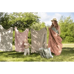 VINTER& BLOOM Soft Grid Deken GOTS Golden Sand -Roba || Alvi || Pinolino Winkel vinter bloom soft grid deken gots golden sand a303702 1