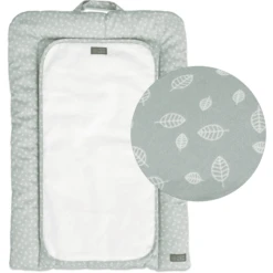 VINTER& BLOOM Verwisselmat Nordic Blad GOTS Mild Green -Roba || Alvi || Pinolino Winkel vinter bloom verwisselmat nordic blad gots mild green a303952 4