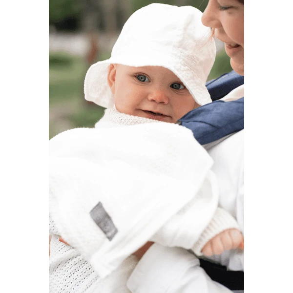 VINTER& BLOOM VINTER& BLOOM Soft Grid Deken GOTS B Right White 4 VINTER& BLOOM VINTER& BLOOM Soft Grid Deken GOTS B Right White - Afbeelding 2