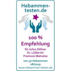 Zöllner Matras Dr. Lübbe Air Premium 60 X 120 Cm -Roba || Alvi || Pinolino Winkel zoellner matras dr luebbe air premium 60 x 120 cm a039343 3