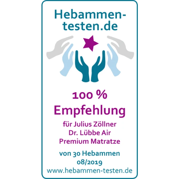 ZÖLLNER Matras Dr. Lübbe Air Premium 70x140cm 4 ZÖLLNER Matras Dr. Lübbe Air Premium 70x140cm - Afbeelding 2